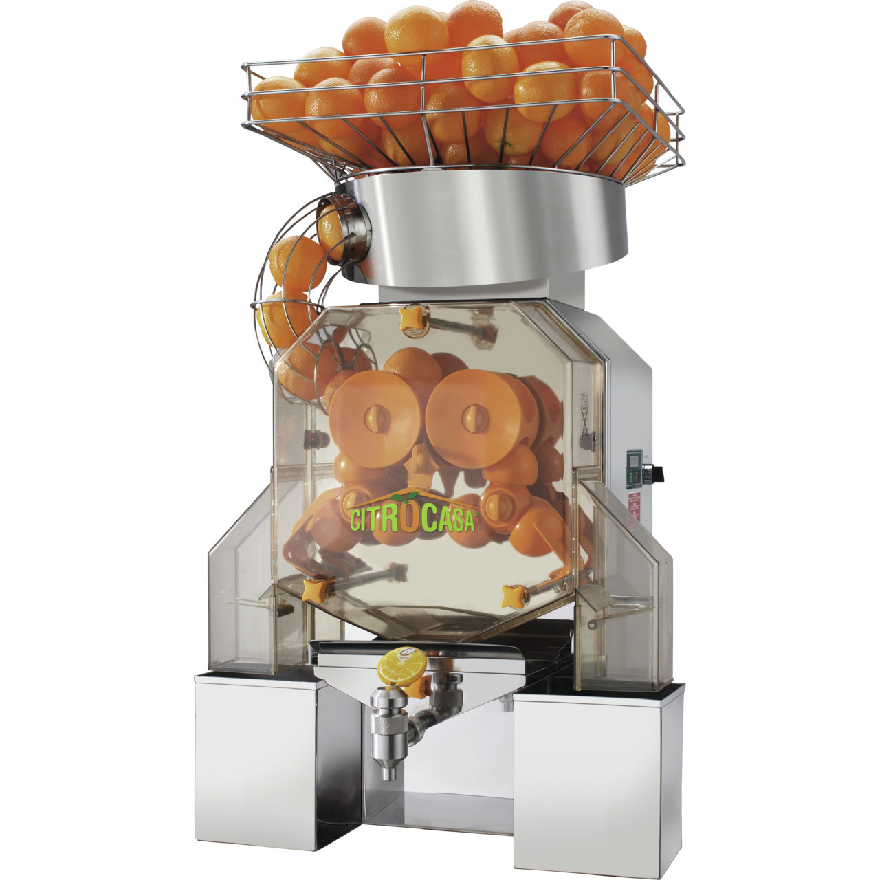 Orangensaftmaschine mit Vorratstank 40 Orangen/min. / ca. 2,70 l